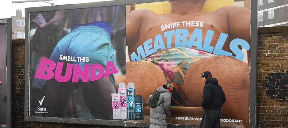 Sure launches sniffable billboard to address body odour in unexpected places